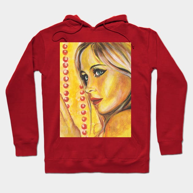 Emmanuelle Béart Hoodie by Svetlana Pelin